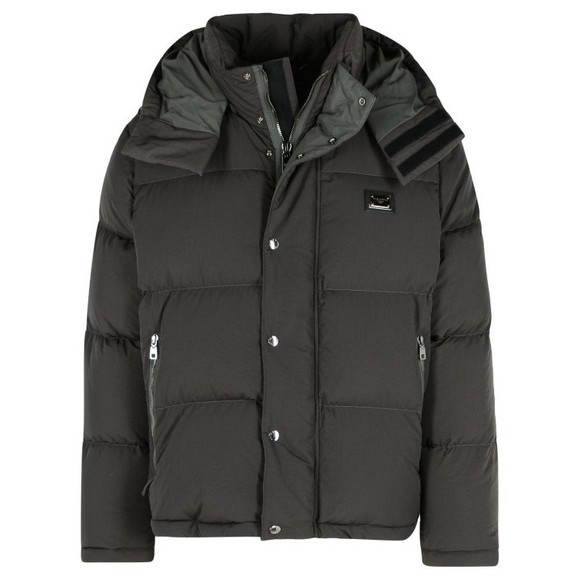 Dolce & Gabbana Other - Dolce & Gabbana Grey Polyamide Down Jacket - NWT
